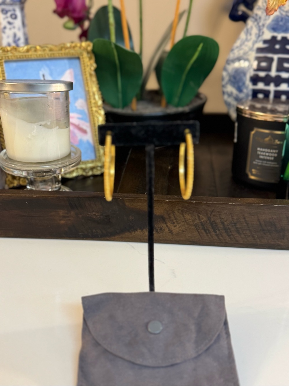 ๐ JULIE VOS COLETTE BEAD HOOP EARRINGS! ๐๐ - Picture 2 of 9